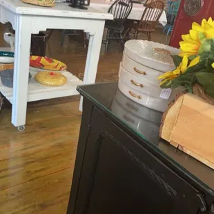 a view of the kitchen