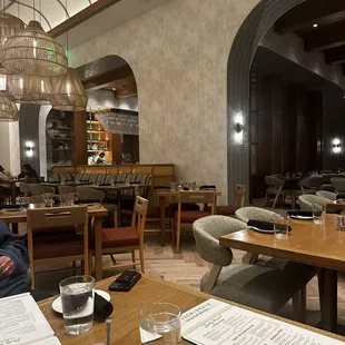 Indoor seating area