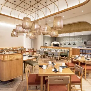 Main dining room of Garden + Grain