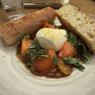 Burrata and Heirloom Tomatoes - fresh!