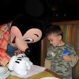 Farmer Mickey Cupcake