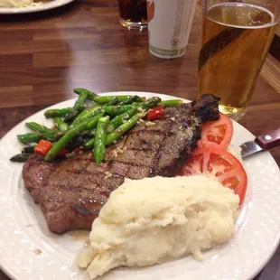 NY strip. Cooked perfectly!