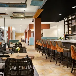 seating and bar area