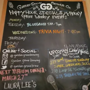 Events &amp; specials February 2023
