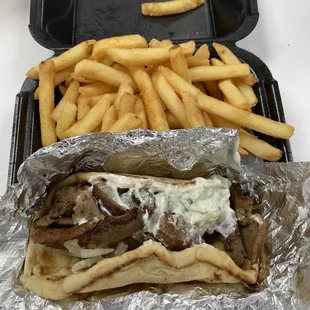 Gyro &amp; Fries