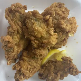 Fried oysters