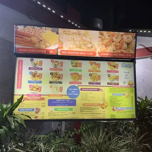 Full Menu (Drive Thru)