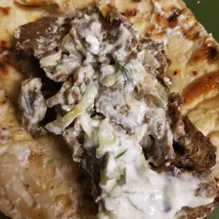 Look at all that meat! Their gyros are really yummy!