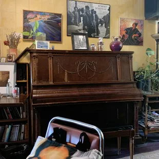 Piano and my scary Aphex bag