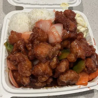 Sweet and Sour Chicken Lunch