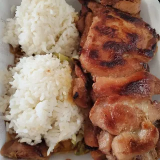 BBQ Chicken Plate Lunch