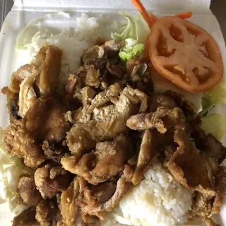 Korean Chicken Plate Lunch
