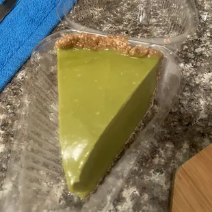 Medium size Delightful RAW key lime pie