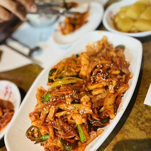 36. Fried Squid with Mixed Vegetables