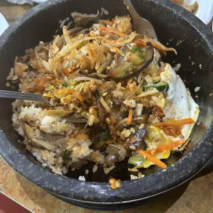 Stone pot Bi Bim Bop