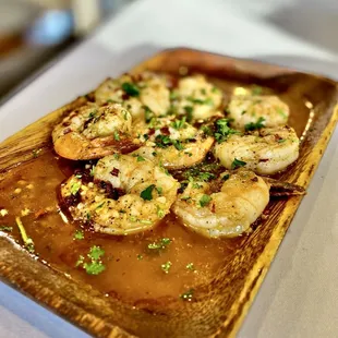 "Shrimp Scampi" Moi requested shrimp scampi "SPICY" BEST SHRIMP SCAMPI  I have EVER HAD OuiOui. Winners Circle indeed :)...