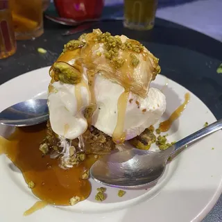 Baklava Ice Cream Sandwich Pistachio