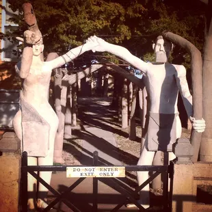 Adam and Eve doing their thing