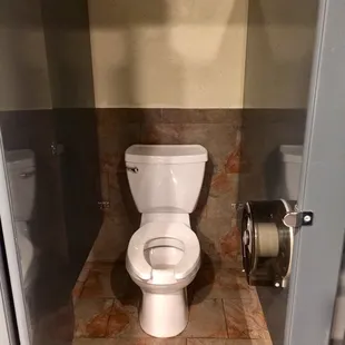 Oh yeah! Clean toilet and never run out of paper!