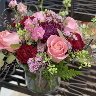 burgundy and blush daily