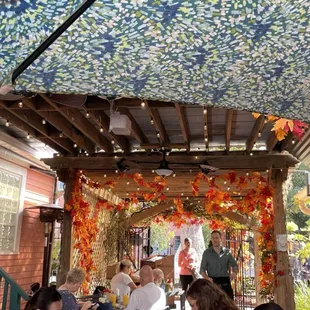 Outside patio looking out