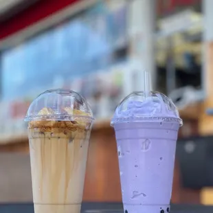 Taro boba  Dalgona Coffee