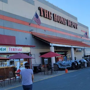 people walking down the street