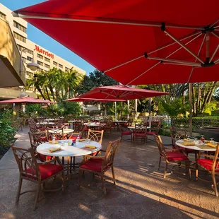 The Terrace Grille Patio. An outdoor venue located at the Long Beach Marriott