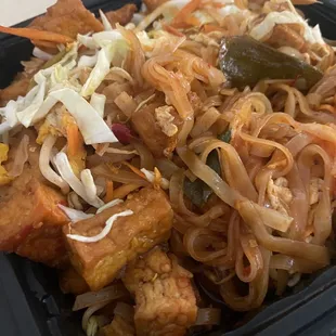 Tofu pad Thai - extra tofu