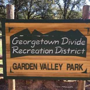 Park sign
