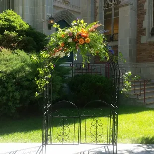 Wedding Arch at the Abbey in Canon City