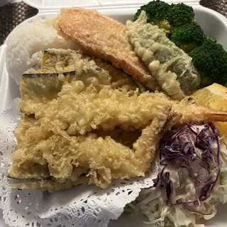 Beef Teriyaki and Tempura Combo
