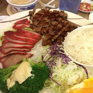 Chashu and Beef Teriyaki Combo
