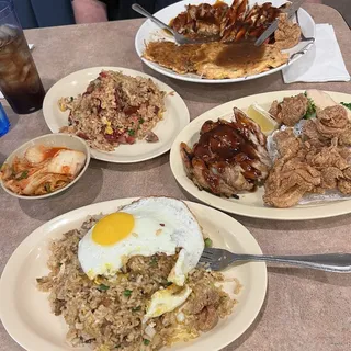 Chicken and Beef Teriyaki Combo