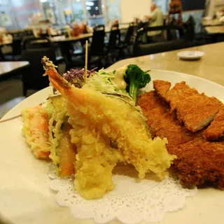 Tonkatsu and Tempura Combo