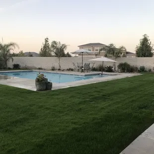 October 23rd...watering one time a day and mowed twice already