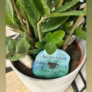 A rock that a cool person painted for us