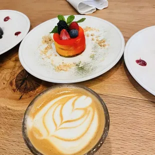 Passion fruit tartine