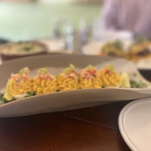 Lobster Deviled Eggs