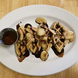 Chunky Monkey Waffles