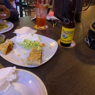 Bomb chorizo quesadilla