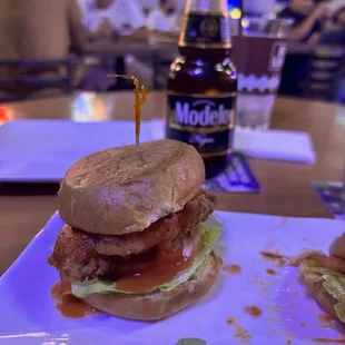 I tried the buffalo slider so FREAKING GOOD!!