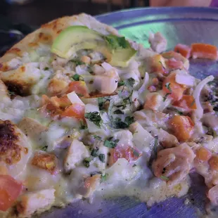 Garden special pizza