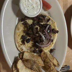 Gyro platter