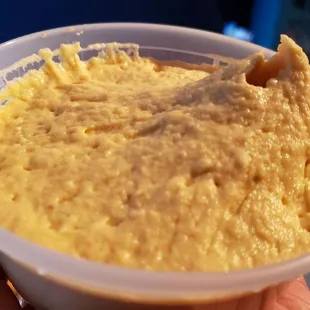 Fava ($7.50 for 1/2 pint), vegan by default. Tasty dip made of split peas (not fava beans, confusingly).