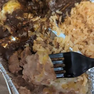 Mole chicken enchiladas