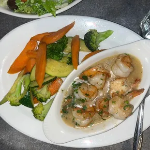 Shrimp and vegetable