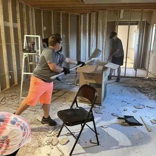 We work hard