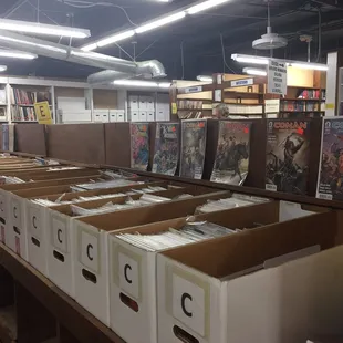 Tons of comics.