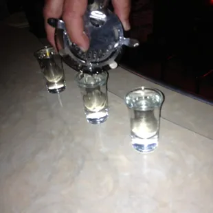 Cold cake shots. For everyone!